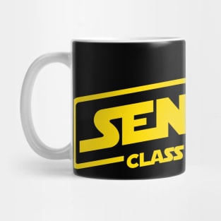 Seniors Class of 2019 Space Movie Logo Design Mug